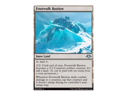 Frostwalk Bastion (Foil ANO, Stav Near Mint)