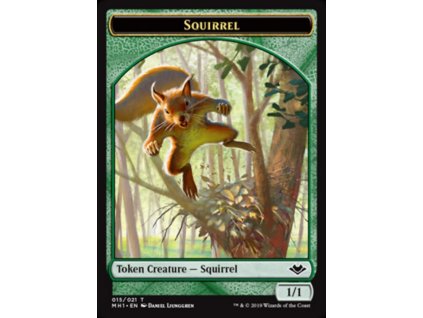 Squirrel Token (Foil ANO, Stav Near Mint)