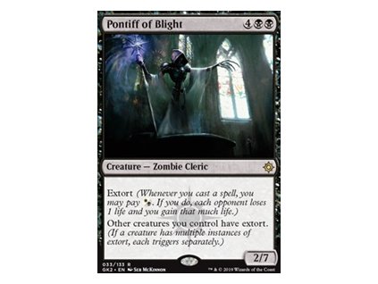 Pontiff of Blight (Foil NE, Stav Near Mint)