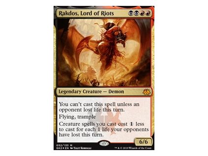 Rakdos, Lord of Riots - FOIL (Foil NE, Stav Near Mint)