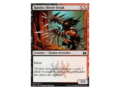 Rakdos Shred-Freak (Foil NE, Stav Near Mint)
