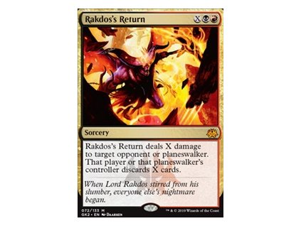 Rakdos's Return (Foil NE, Stav Near Mint)