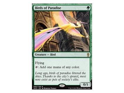 Birds of Paradise (Foil NE, Stav Near Mint)