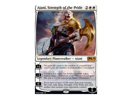 Ajani, Strength of the Pride (Foil NE, Stav Near Mint)