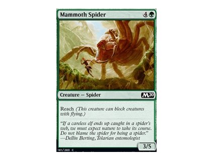 Mammoth Spider (Foil NE, Stav Near Mint)