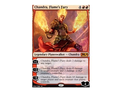 Chandra, Flame's Fury - FOIL (Foil NE, Stav Near Mint)