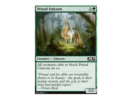 Prized Unicorn (Foil NE, Stav Near Mint)