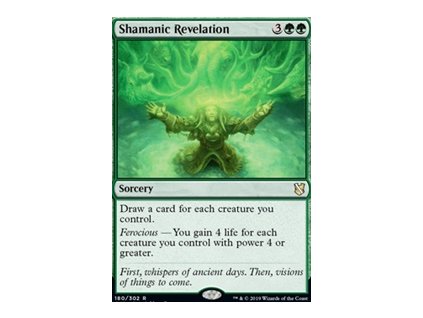 Shamanic Revelation (Foil NE, Stav Near Mint)