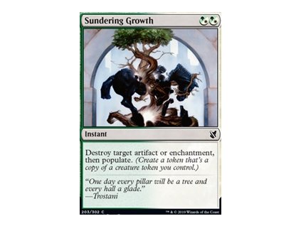 Sundering Growth (Foil NE, Stav Near Mint)