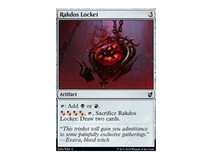 Rakdos Locket (Foil NE, Stav Near Mint)