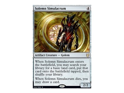 Solemn Simulacrum (Foil NE, Stav Near Mint)