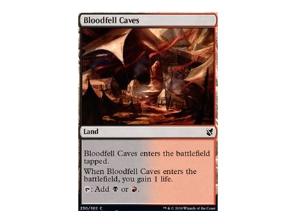 Bloodfell Caves (Foil NE, Stav Near Mint)