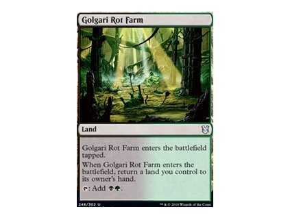 Golgari Rot Farm (Foil NE, Stav Near Mint)