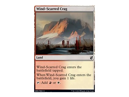 Wind-Scarred Crag (Foil NE, Stav Near Mint)