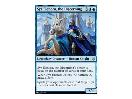 Syr Elenora, the Discerning (Foil ANO, Stav Near Mint)
