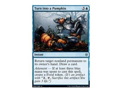 Turn into a Pumpkin