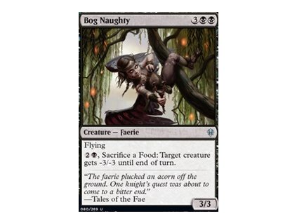 Bog Naughty (Foil NE, Stav Near Mint)