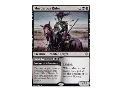 Murderous Rider (Foil NE, Stav Near Mint)