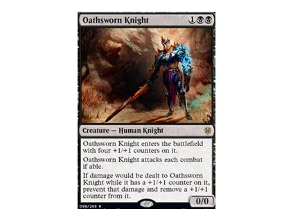Oathsworn Knight (Foil NE, Stav Near Mint)