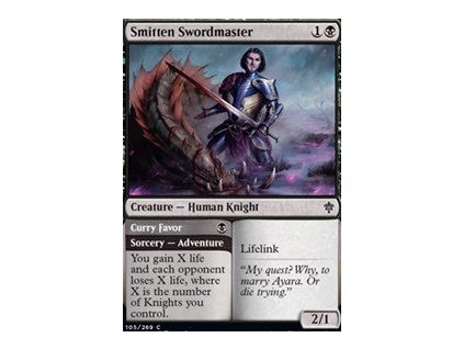Smitten Swordmaster (Foil NE, Stav Near Mint)