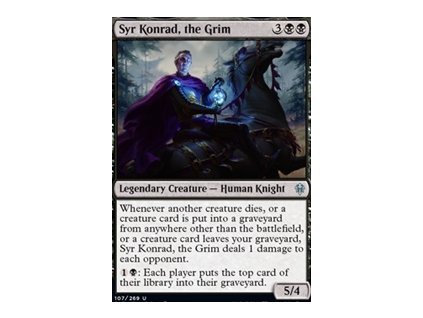 Syr Konrad, the Grim (Foil NE, Stav Near Mint)