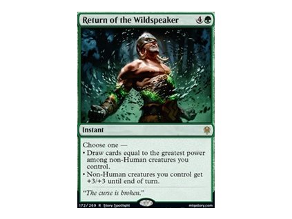 Return of the Wildspeaker (Foil NE, Stav Near Mint)