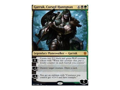Garruk, Cursed Huntsman (Foil ANO, Stav Near Mint)