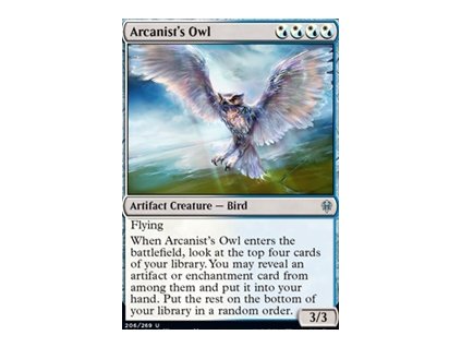 Arcanist's Owl (Foil ANO, Stav Near Mint)