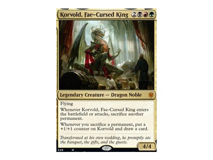 Korvold, Fae-Cursed King - FOIL (Foil ANO, Stav Near Mint)