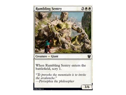 Rumbling Sentry