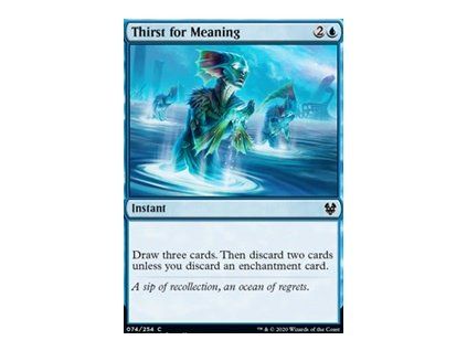 Thirst for Meaning