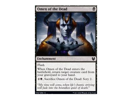 Omen of the Dead (Foil ANO, Stav Near Mint)