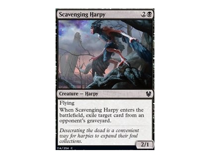 Scavenging Harpy (Foil ANO, Stav Near Mint)