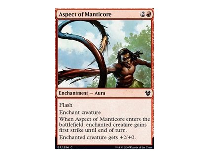 Aspect of Manticore (Foil ANO, Stav Near Mint)