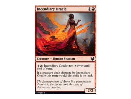 Incendiary Oracle (Foil NE, Stav Near Mint)