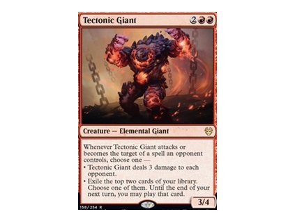 Tectonic Giant (Foil NE, Stav Near Mint)