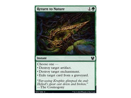 Return to Nature