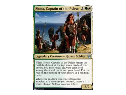 Siona, Captain of the Pyleas (Foil NE, Stav Near Mint)