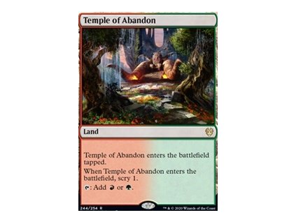 Temple of Abandon (Foil NE, Stav Near Mint)