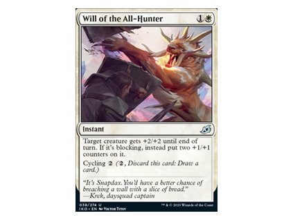 Will of the All-Hunter (Foil NE, Stav Near Mint)