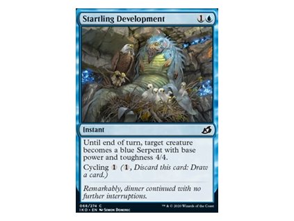 Startling Development