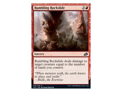Rumbling Rockslide (Foil NE, Stav Near Mint)