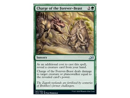 Charge of the Forever-Beast (Foil NE, Stav Near Mint)
