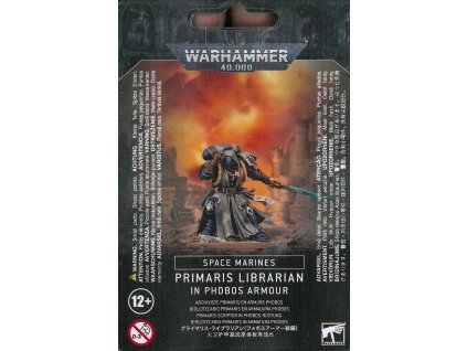 Space Marines Primaris Librarian in Phobos Armour