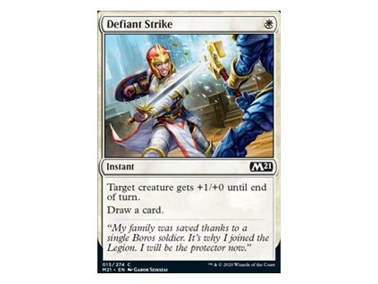 Defiant Strike (Foil NE, Stav Near Mint)