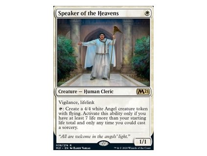 Speaker of the Heavens (Foil NE, Stav Near Mint)