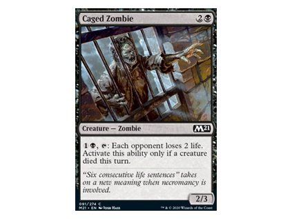 Caged Zombie