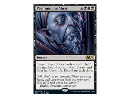 Peer into the Abyss (Foil NE, Stav Near Mint)