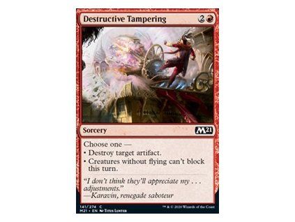 Destructive Tampering
