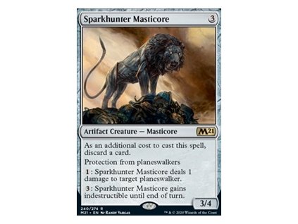 Sparkhunter Masticore (Foil NE, Stav Near Mint)